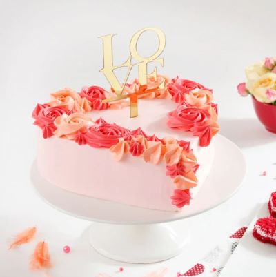 Valentine gift for wife| Cake Rosette