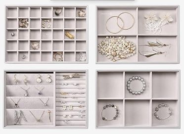Gift ideas for her | Jewelry Trays Stackable Showcase