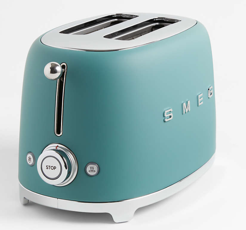 Luxury Wedding Gift| Smeg Matte Slice Toaster